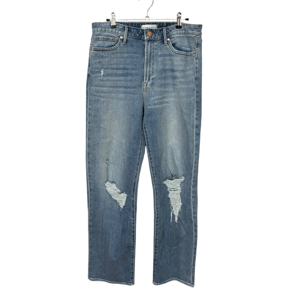 Articles of Society Village Pebble Distressed Denim Jeans Size 30